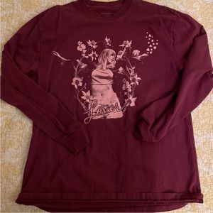 Taylor swift official lover merchandise long sleeve shirt